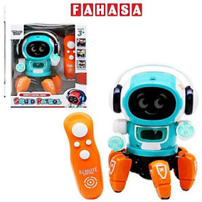 Đồ Chơi Robot Điều Khiển Từ Xa Mực Tuần Tra - Vecto VT2096/BL - Màu Xanh Dương