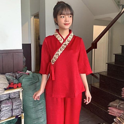 Thời trang nữ đi chùa _ đồ phật giá _ áo lụa cao cấp_bigsize