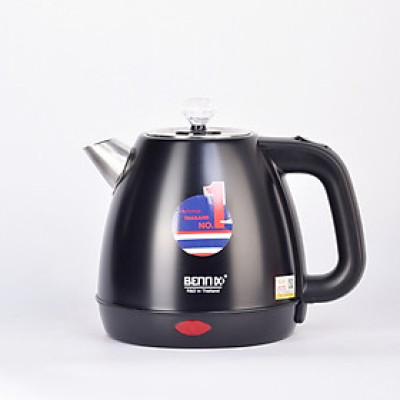 Ấm Đun Nước Siêu Tốc Inox 304 Thương Hiệu Bennix Thailand BN-6118EK Dung Tích 1.8L- Hàng Chính Hãng