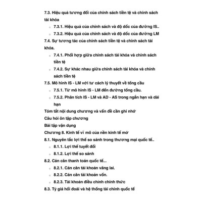 Sác Giáo trình Kinh tế vĩ mô