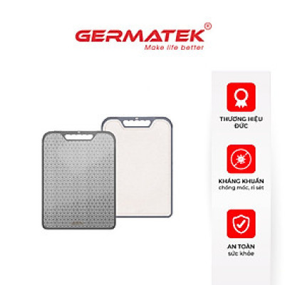 Thớt Inox 304 và nhựa lúa mạch 2 mặt kháng khuẩn cao cấp GE-0235 kích thước 40.5 x 28cm