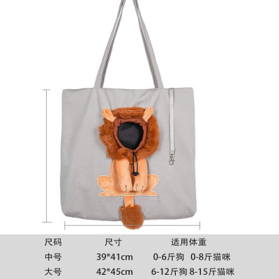 TÚI VẬN CHUYỂN HÌNH SƯ TỬ CHO THÚ CƯNG CHÓ MÈO ĐI DẠO