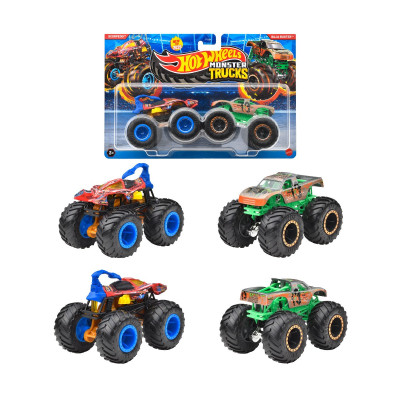 Monster Trucks Bộ Đôi Siêu Xe HW FYJ64M (Giao mẫu ngẫu nhiên)