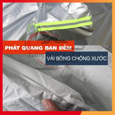Bạt Phủ Xe Ô Tô 3 Lớp Tráng Nhôm Cao Cấp, Áo Trùm Bảo Vệ Xe TOYOTA INNOVA, Bạc Phủ Trùm Bảo Vệ Che Nắng