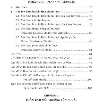 Quản Trị Chiến Lược Từ Tư Duy Đến Thực Thi