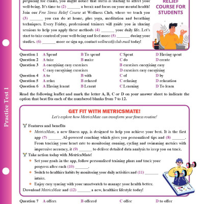 Sách - Dtpbooks - Combo sách Practice Tests 10 - 11 - 12