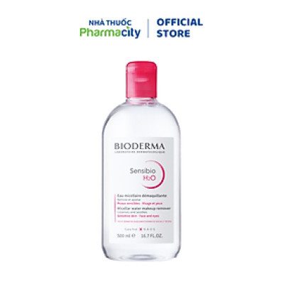 Nước tẩy trang và làm sạch dành cho da nhạy cảm Bioderma Sensibio H2O (500ml)