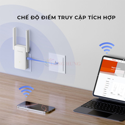 Bộ mở rộng sóng Wifi Mercusys AX3000 Range Extender ME80X - Hàng chính hãng