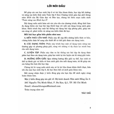 Sách - Combo Toán Nâng Cao Đại Số + Hình Học Lớp 8 (Dùng Chung Cho Các Bộ SGK Hiện Hành) (Bộ 2 Cuốn) - HARR