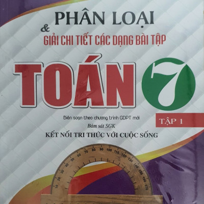 Sách - Combo Phân Loại Và Giải Chi Tiết Các Dạng Bài Tập Toán 7 Tập 1+ Tập 2  ( Bám sát SGK Kết Nối Tri Thức Với Cuộc Sống )