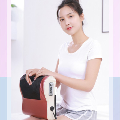 Gối Massage Vai, Cổ, Gáy Cột Sống 12 Bi Đa Chức Năng 24W