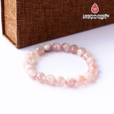 Vòng mã não hoa anh đào 8mm - Ngọc Quý Gemstones