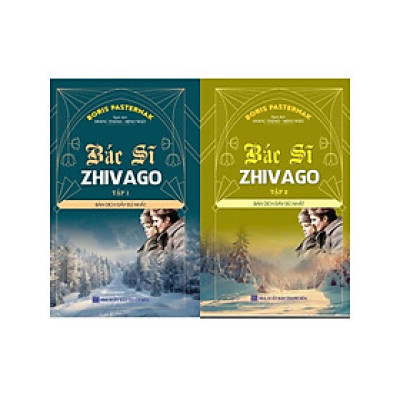Sách - Combo Bác Sĩ Zhivago - Tập 1+2 (Bộ 2 Cuốn) (Bản Dịch Đầy Đủ Nhất) - HA