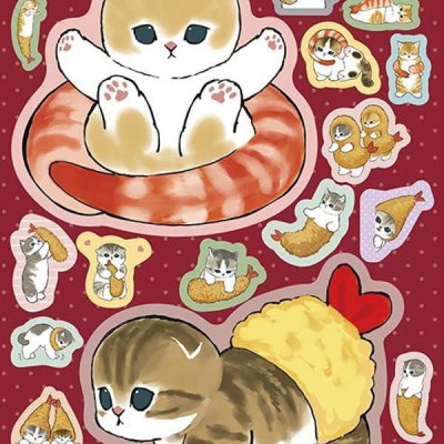 Sách ngoại văn: mofusand Dekadeka Sticker Book (Japanese Edition)