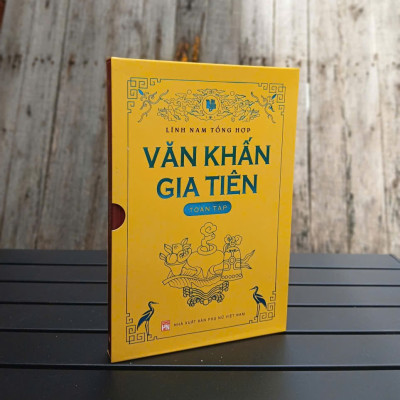 Sách Văn khấn gia tiên toàn tập - (Bìa cứng, có hộp)