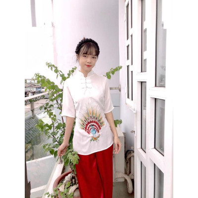 ĐỒ LAM ĐI CHÙA  Mẫu Chim Công