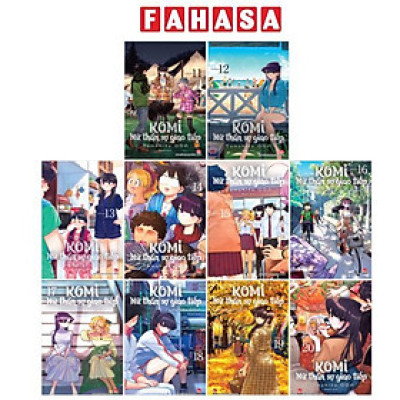 Sách - Combo Manga - Komi - Nữ Thần Sợ Giao Tiếp: Tập 11 - 20 (Bộ 10 Tập)