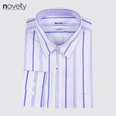 Áo sơ mi nam dài tay Novelty Bamboo Classic thoáng mát khử khuẩn NSMMSLMT3C230184D