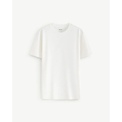 Áo Thun Nam Tay Ngắn Cotton Màu Trơn Form Fit - ROUTINE 10S25TSS046