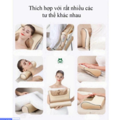( Loại 1) Gối massage cổ vai gáy, máy massage hồng ngoại 20 bi cao cấp hỗ trợ mát xa toàn thân