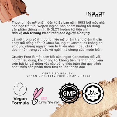 Tạo Khối Kem Dạng Đa Năng Thỏi Cream Stick Bronzer Inglot (6,2g)