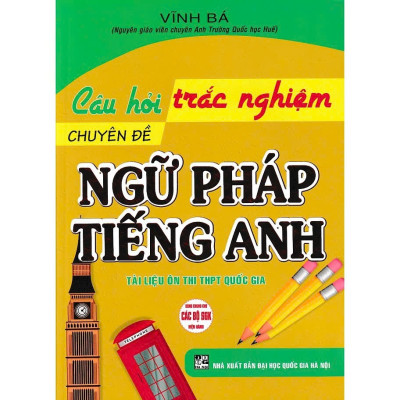 Sách - Combo Ngân Hàng: Câu Hỏi Trắc Nghiệm Tiếng Anh+Chuyên Đề Điền Từ Vào Đoạn Văn Tiếng Anh +Chuyên Đề Ngữ Pháp TA