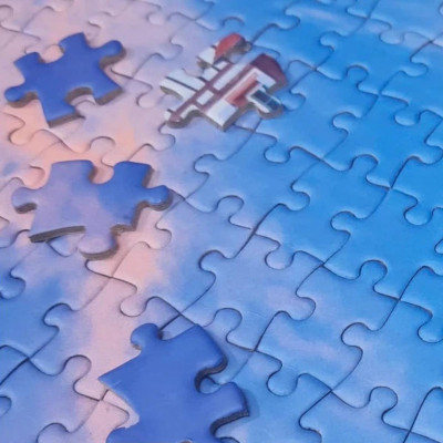 Bộ Tranh Ghép Hình Minh Châu - 60 x 80 cm (1500 Mảnh Ghép) - Hallstatt Austria