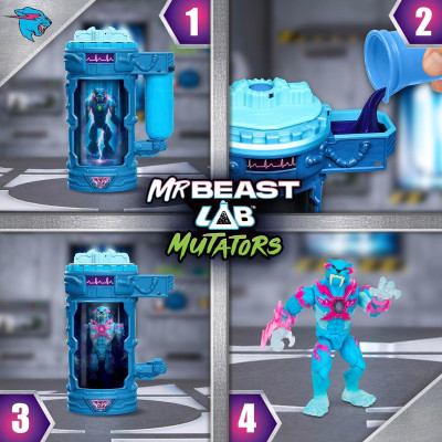 Đồ Chơi Buồng Đột Biến - Quái Thú Báo Sấm Sét - MrBeast Lab 25007