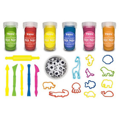 Đất Nặn Bột Nặn An Toàn TEDU - SET ĐỘNG VẬT