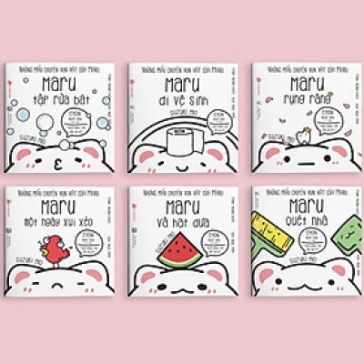 Combo (6 Tập): Sách Ehon - Những Mẩu Chuyện Vụn Vặt Của Maru Dành Cho Trẻ Từ 0 - 6 Tuổi