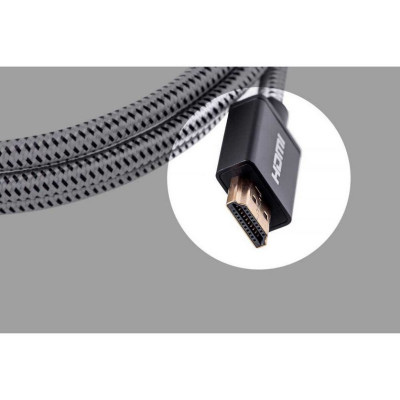 Cáp HDMI ORICO HD501-15-BK - chuẩn 2.0 4K/60Hz (dây dù) 1.5 mét- Hàng Chính Hãng