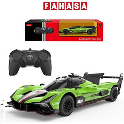Đồ Chơi Xe Điều Khiển Lamborghini SC63 LMDH 1:24 - Rastar R10160/GRE - Màu Xanh Lá