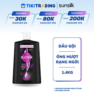 Dầu gội Sunsilk Óng Mượt Rạng Ngời 1.4kg
