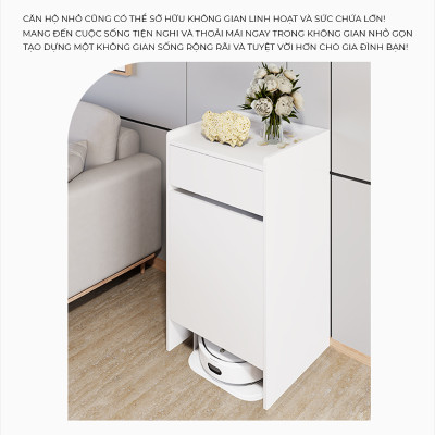 Tủ gỗ đa năng để robot hút bụi chất liệu gỗ MDF thương hiệu IGA - GP389