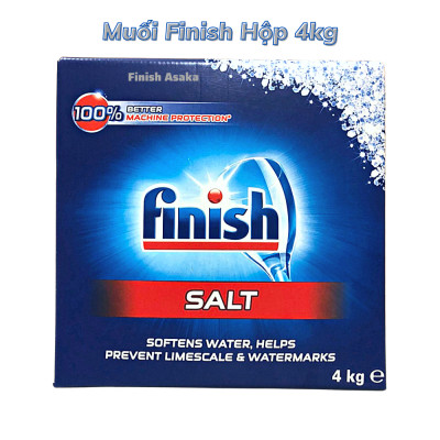 Muối rửa bát Finish hộp 4kg - Chính Hãng.