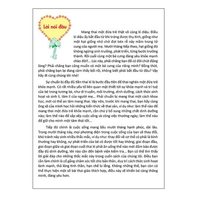 Sách: Chuẩn Bị Cho Một Thai Kỳ Khỏe Mạnh Và Chào Đón Bé Yêu - Minh Long