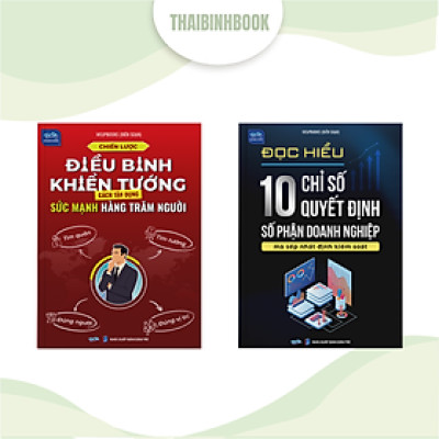 Combo 2 sách doanh nhân: Chiến lược điều binh khiển tướng, 10 Chỉ số quyết định số phận doanh nghiệp