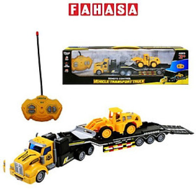 Đồ Chơi Mô Hình Xe Tải Vận Chuyển Xe Công Trình Điều Khiển Từ Xa - Vecto VT200-11