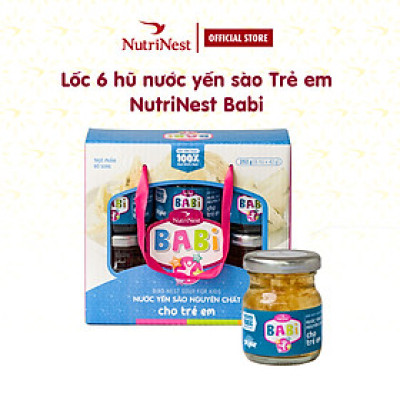 Nước Yến Sào Cho Bé NutriNest Babi Bổ Sung Dưỡng Chất Hũ 42g