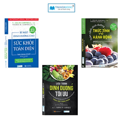 Combo 3 cuốn sách: Bí mật dinh dưỡng + Toàn cảnh dinh dưỡng + Liệu trình dinh dưỡng