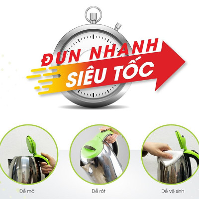 Ấm Điện Siêu Tốc Rạng Đông 1.8 Lít Chính Hãng
