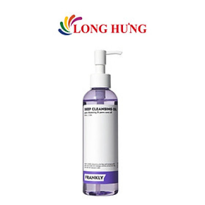 Dầu tẩy trang Frankly Deep Cleansing Oil giúp làm sạch mụn ẩn và mụn đầu đen (200ml) - Hàng chính hãng