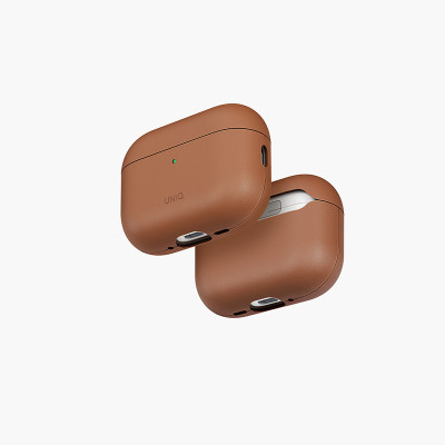 Ốp Bảo Vệ UNIQ LYDEN VEX Cho Apple Airpods Pro 3 Da Nhân Tạo Cao Cấp Hỗ Trợ Sạc Có Dây Tương Thích Sạc Không Dây Hàng Chính Hãng