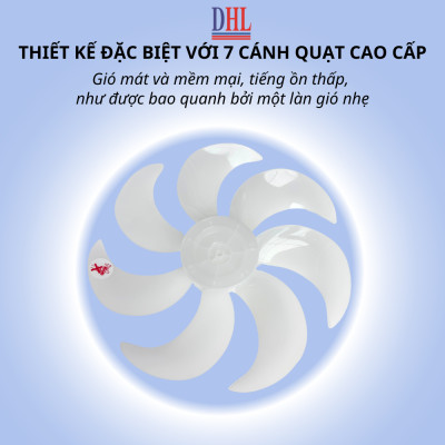 Quạt treo tường FTT-60AEC-D39W có remote, công suất 60W, hẹn giờ thông minh lên đến 12 tiếng - hàng chính hãng Bảo hành 2 năm