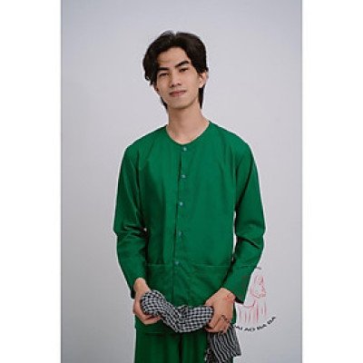 BIGSIZE Bộ bà ba Cate màu xanh lá- Miền tây giá rẻ- Có bộ bà ba Bigsize- Bà ba sỉ toàn quốc, may áo bà ba theo yêu cầu