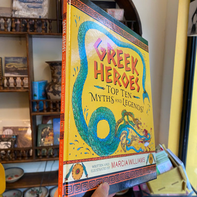 Sách - Greek Heroes: Top Ten Myths and Legends by Marcia Williams | English Children History Book