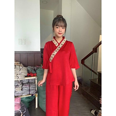 ĐỒ LAM ĐI CHÙA  MẪU LỤA PHÁP Cao Cấp