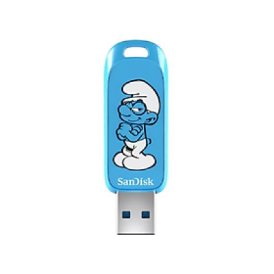 USB 64GB/128GB 3.2 Gen 1 Sandisk Brainy Smurf Edition  - Hàng chính hãng
