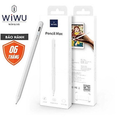 Bút cảm ưng WI WU Pencil Max cho máy tính bảng IPad , Samsung Tad , Điện thoại thông minh , sử dụng trên mọi hệ diều hành - Hàng chính hãng
