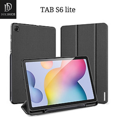 Bao da cho Samsung Galaxy Tab S6 Lite P610/P615 chính hãng Dux Ducis Domo có ngăn đựng bút - Hàng chính hãng